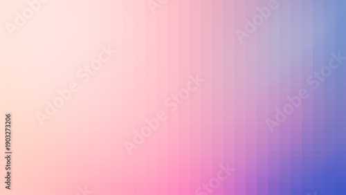 Billede på lærred Bright and colorful pixelated background with light pink to purple and blue color gradient