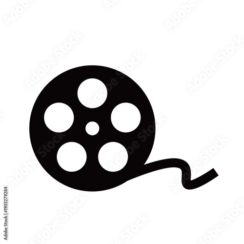 フィルムリール 映写機 塗り