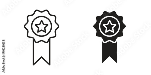 Recognition icon concept. Thin line symbol. Vector illustration isolated. Editable stroke.