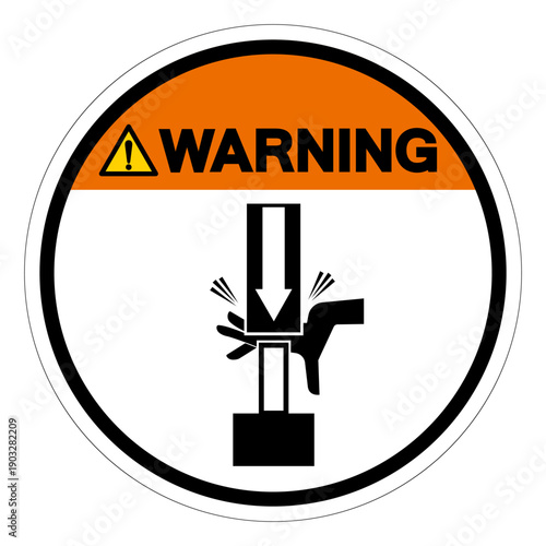 Warning Improperly Use Safety Block Symbol Sign ,Vector Illustration, Isolate On White Background Label.EPS10