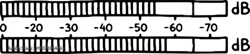 Decibel Scale Hand Drawn