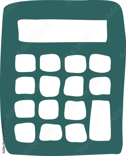 Hand Drawn Calculator Doodle