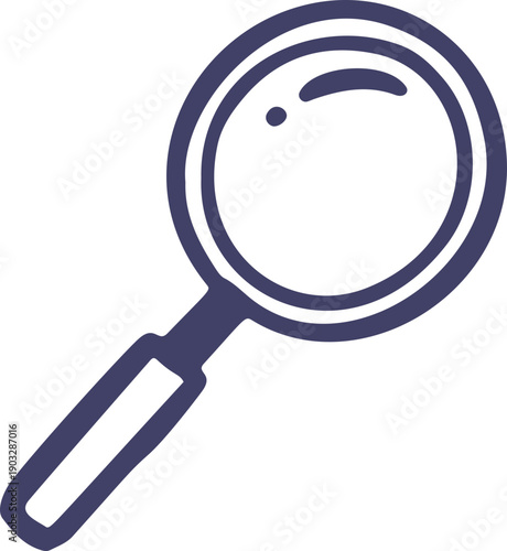 Doodle Magnifying Glass Icon