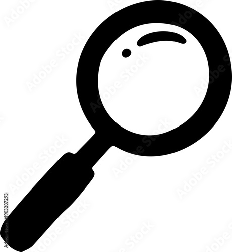 Magnifying Glass Doodle Icon