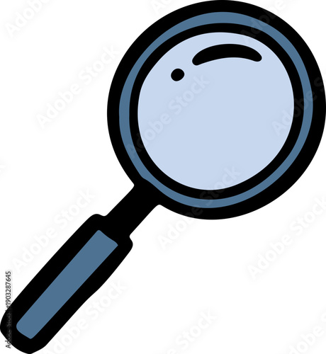 Magnifying Glass Doodle Icon