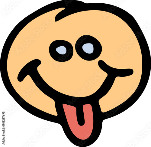 Silly Smiley Face Doodle