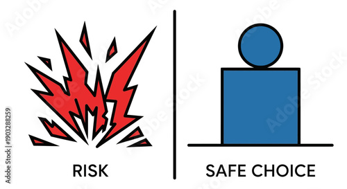 Understanding Choices A Graphic Depiction of Risk Versus Safe and Secure Alternatives