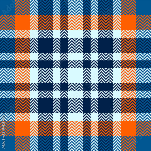 Presentation vector fabric texture, variation check tartan background. Goose foot seamless pattern plaid textile in light and dark colors.