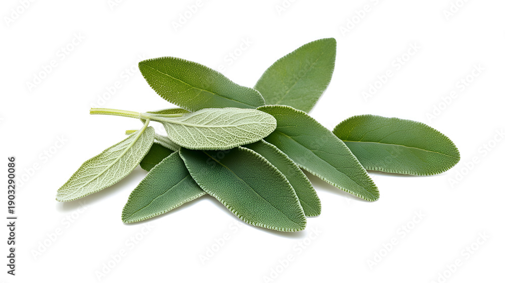 Fototapeta premium bay leaves isolated on white background