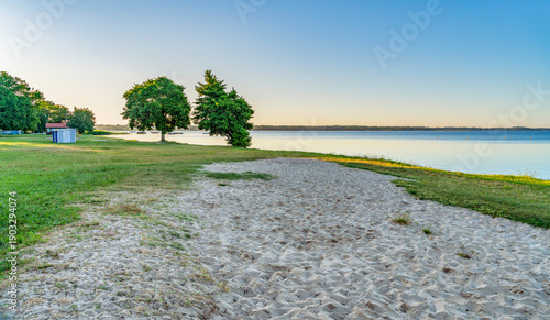 Tableau sur toile Lac de Lacanau in France