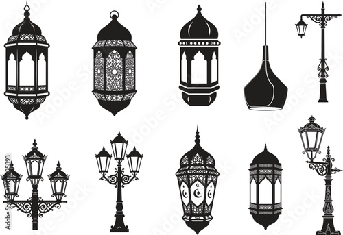 vector illustration of a set of london symbols