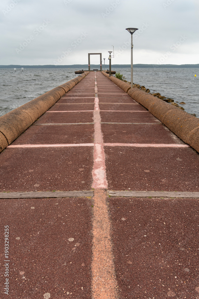 Fototapeta premium Hourtin-Carcans Lake in France