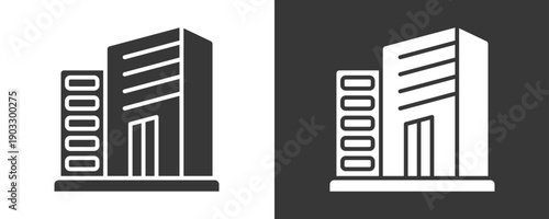 Office Icon Set Vector Collection Isolated In Black And White