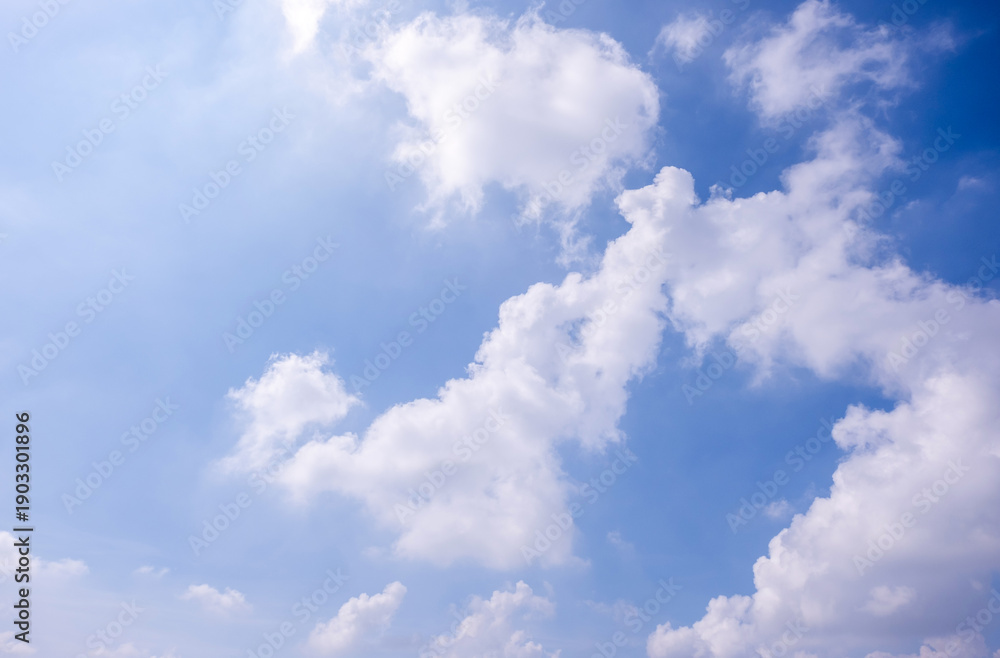 Fototapeta premium clear blue sky background,clouds with background.