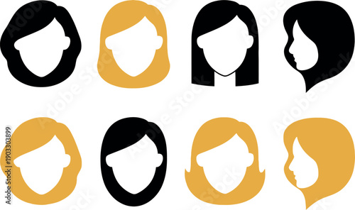 A minimalist set of flip flops vector illustration featuring a black silhouette design and simple geometric shape elements for a summer icon collection