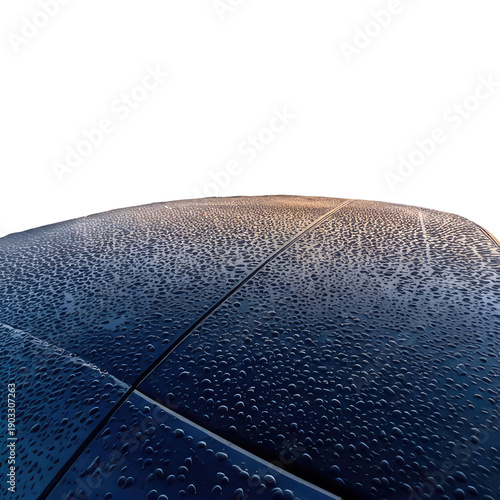 Wallpaper Mural Car roof with water droplets, against a black sky Torontodigital.ca