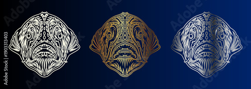 Simple Face Art Design