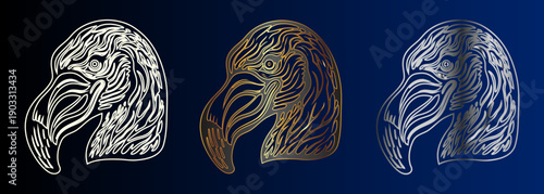 Eagle Head Design Variations