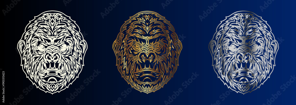 Fototapeta premium Ancient Tribal Masks Collection, Ritualistic Artifacts, Ethnographic Heritage Display