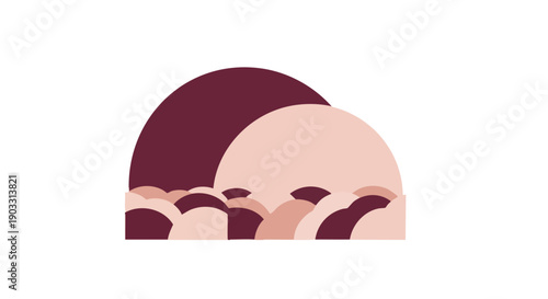 A serene abstract illustration reflecting the gentle embrace of Valentine's Day Modern Romance and Self-Care, fostering tranquility and emotional wellness