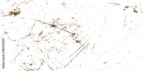 Grunge black ink splat pattern with paint splash textures and liquid water drops on a dirty old paper backdrop vector illustration design