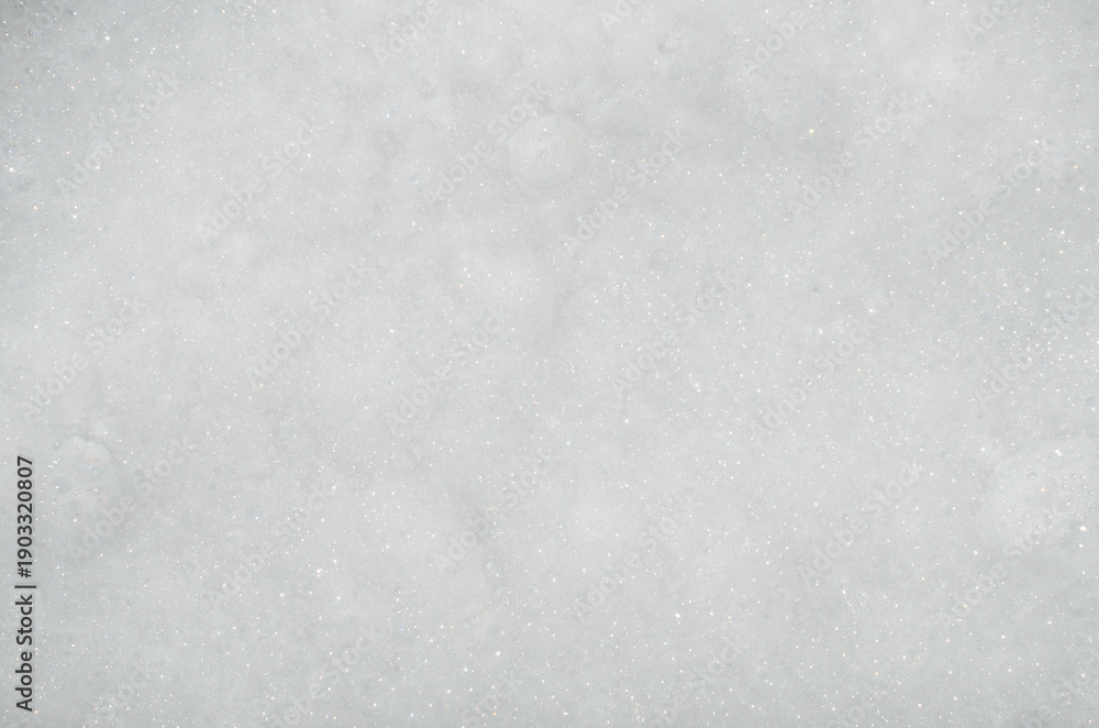 Obraz premium White Bubbles Foam Texture Background