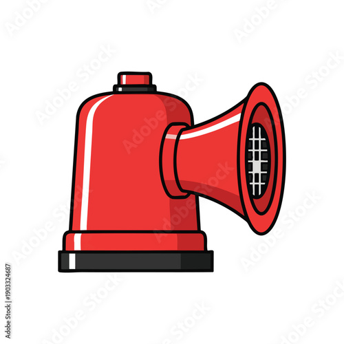 Red Megaphone Icon
