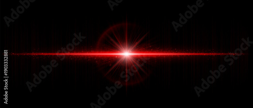 Bright optical flare with glowing streak and fine particle diffusion. Perfect for digital design, overlays, and cinematic effects with modern light depth.