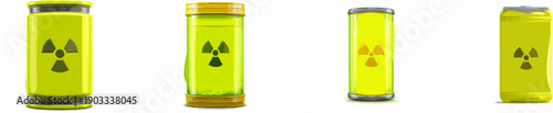 Glowing Radioactive Cylinder: A Dangerous Eco-friendly Container for Hazardous Materials
