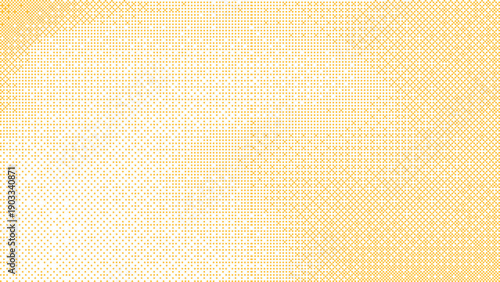 Halftone pattern with yellow and white gradient background texture