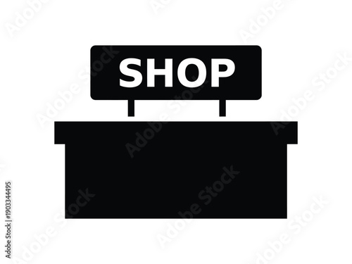 Clean outline illustration of a semi-truck or tractor-trailer for transportation and logistics