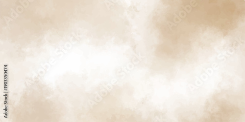 An aged parchment design featuring a vintage brown grunge texture and an antique paper pattern with subtle light smoke effects and a blank retro sky background