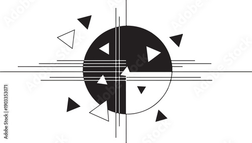 Minimalist placeholder for a vector file icon