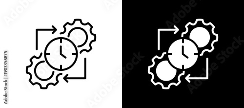 Workflow Automation linemixed icon