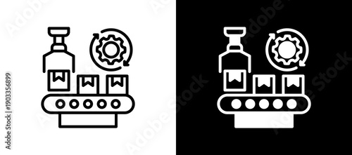 Assembly Workflow linemixed icon