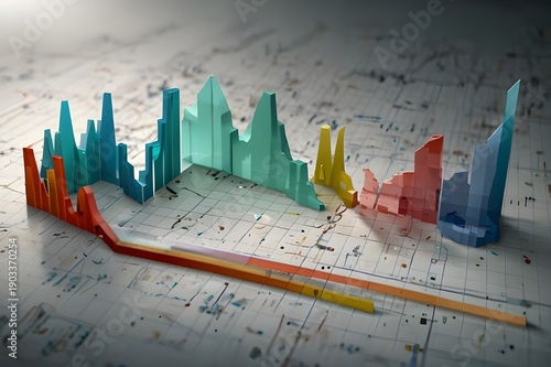 Economic analysis layered charts