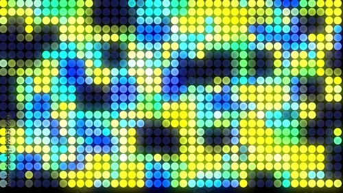 Digital shine ball design, high tech data flow, cyber technology animation design