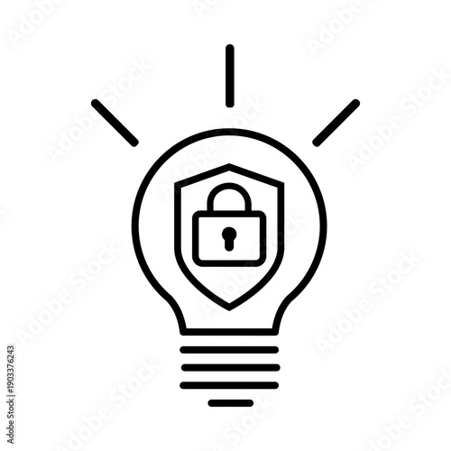Firewall vector icon. Cybersecurity Illustration sign. Computer antivirus symbol. Data protection logo.