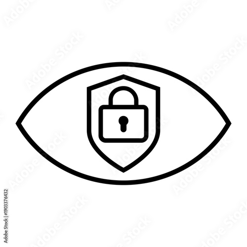 Firewall vector icon. Cybersecurity Illustration sign. Computer antivirus symbol. Data protection logo.