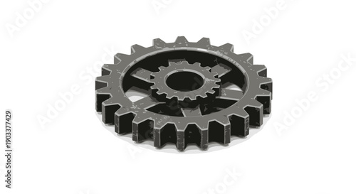 interlocking metal gears machinery