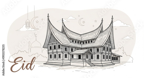 sketch of the castle