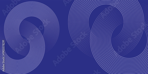 Circle abstract background. Blue gradient circular shape elements. Minimalist geometric pattern. Modern design. Suit for presentation, brochure, cover, wallpaper, website, business, backdrop