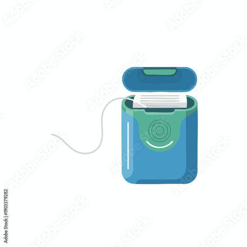 Portable Dental Floss Container with Floss
