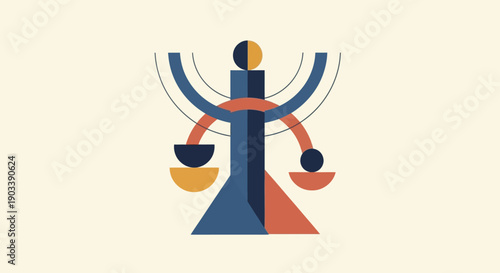 Celebrating International Women’s Day with balance and harmony in a vibrant illustration of equality