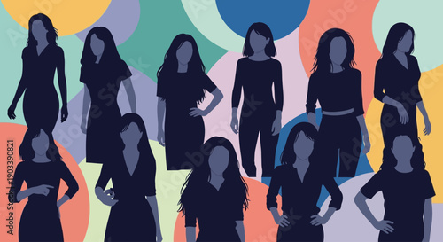 International Women’s Day Celebration with Women Standing Together in Solidarity and Empowerment