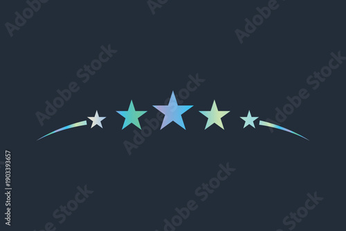 Elegant Five Star Logo for Luxury and Premium Branding