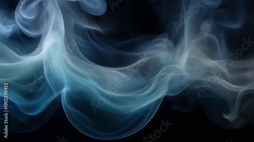 Ultra slow digital smoke wisps blending smooth transitions extremely clean minimal cinematic surreal ethereal ambience cascading softly glowing futuristic abstract unique style