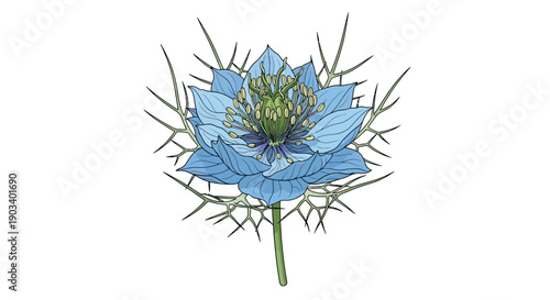 White camellia flower and green leaves