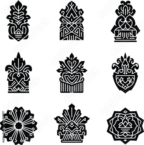 Conceptual illustration of biodiversity loss showing a fragile ecosystem with disappearing species and environmental degradation in a symbolic landscape.