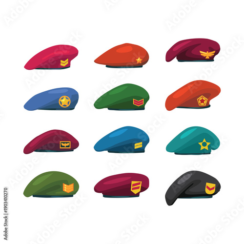 Army Beret - Military Veteran Force Cap Headgear